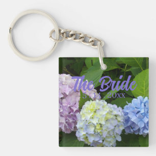 fleurs élégantes de bleu violet hydrangeas la mari