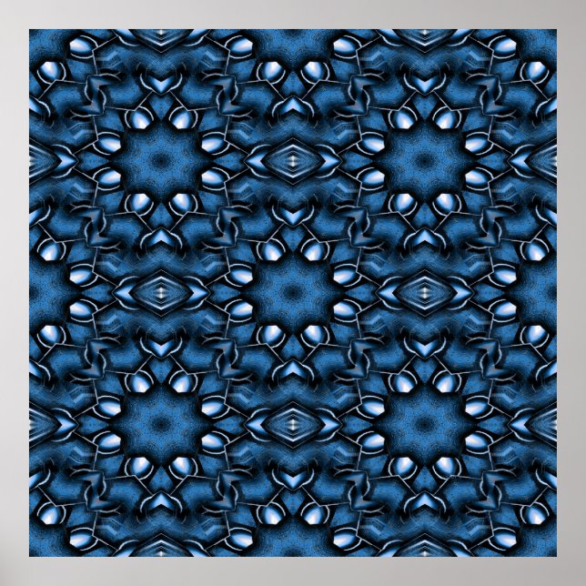 Fleurs en Bleu...... Poster (Vorne)