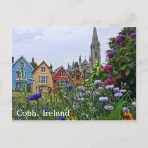 Fleurs en Cobh, Irlande Carte postale