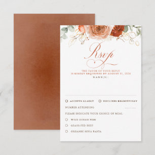 Fleurs en terre cuite Mariage RSVP