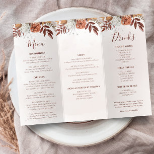 Fleurs en terre cuite Menu trifolié Bohème pour ma