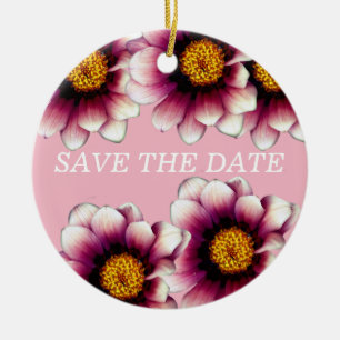 Fleurs, Enregistrer la date Ornement