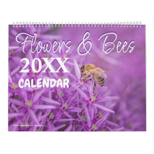 Fleurs et Abeilles Calendrier Floral Nature 2027