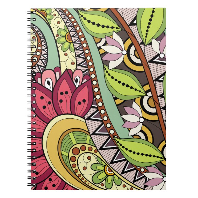 Fleurs Et Carnet P14 (Devant)