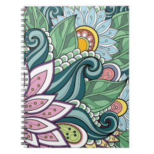 Fleurs Et Carnet P21