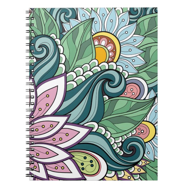 Fleurs Et Carnet P21 (Devant)