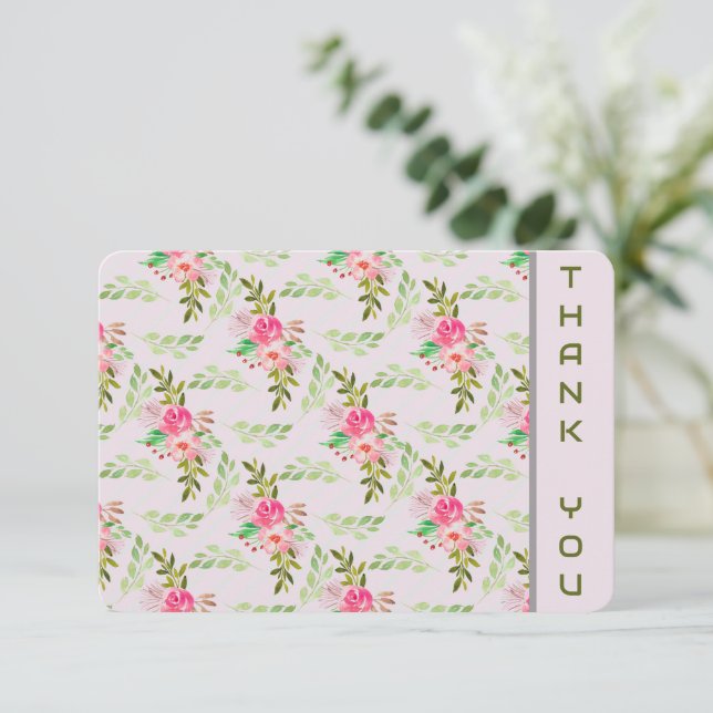 Fleurs Et Cartes de remerciements Feuille (Debout devant)