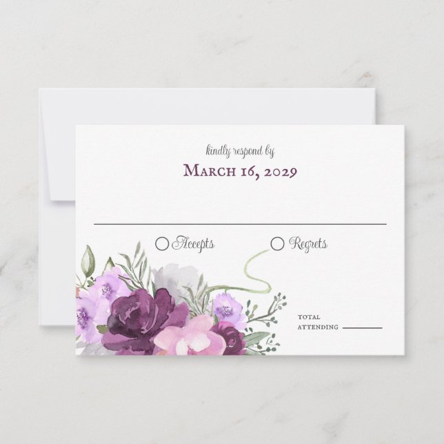 Fleurs et fer à cheval rustiques Invitation bois d (Devant)