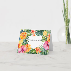 Fleurs et fruits tropicaux Merci