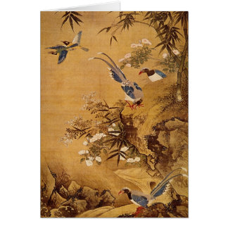 Fleurs et Oiseau par Hsiao Yung