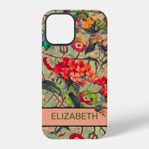 FLEURS ET WILLIAM MORRIS Coque iPhone 12 DIY NOM