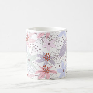 Fleurs étanches : Symphonie de pétales sur une Mug