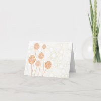 FLEURS ÉTRANGES Carte pour notes no 2