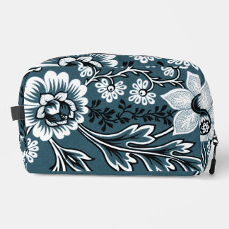 Fleurs Fantastiques (Slate Teal) Imprimé Coupé Sac
