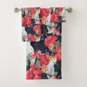 Fleurs florales Fleurs de feuillage Hibiscus rouge