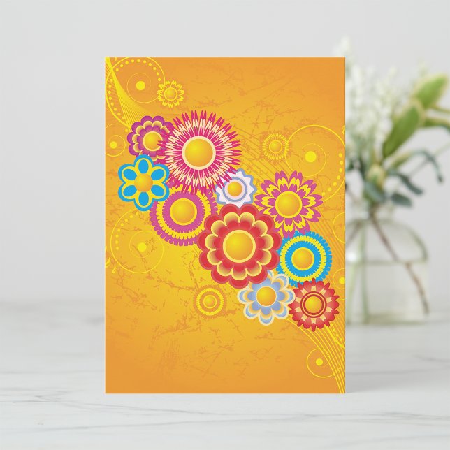 Fleurs florissantes Invitations (Créateur téléchargé)