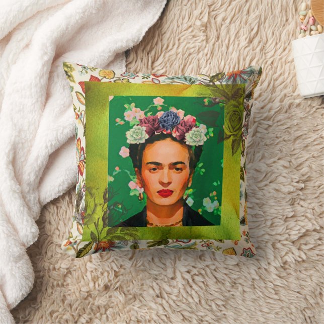 Fleurs Frida Lance Oreiller (Couverture)
