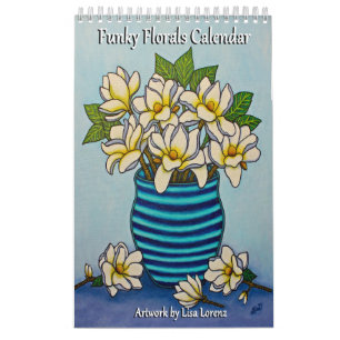Fleurs funky Single Pg. Calendrier par Lisa Lorenz