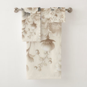 Fleurs Jardin 22 Serviettes de bain
