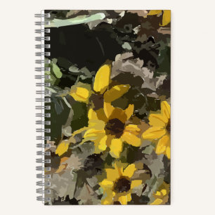Fleurs Jaunes du désert du Carnet spiral