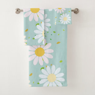 Fleurs marguerites Motif floral Fille pastel arc-e