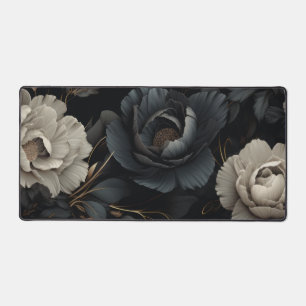 Fleurs noires et blanches