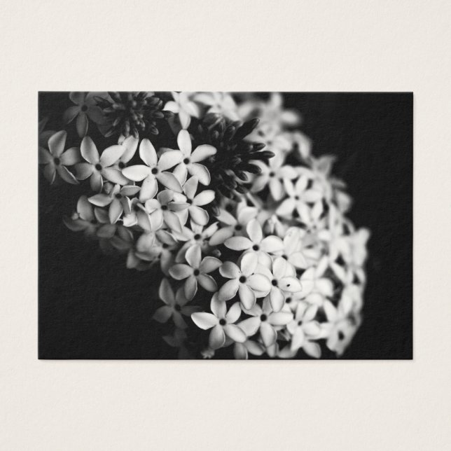 Fleurs noires et blanches (Devant)