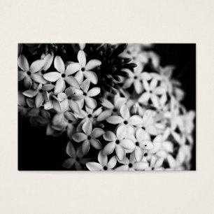 Fleurs noires et blanches