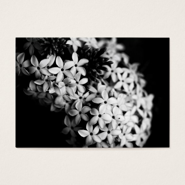 fleurs noires et blanches (Devant)
