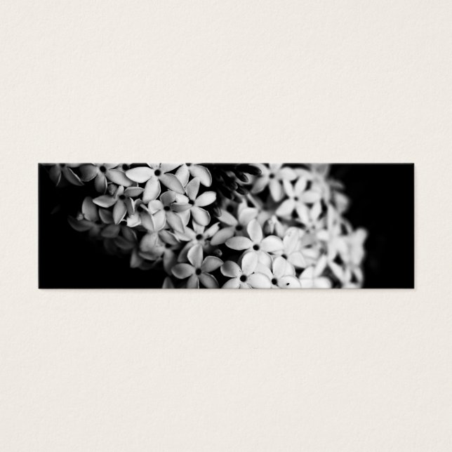 Fleurs noires et blanches (Devant)