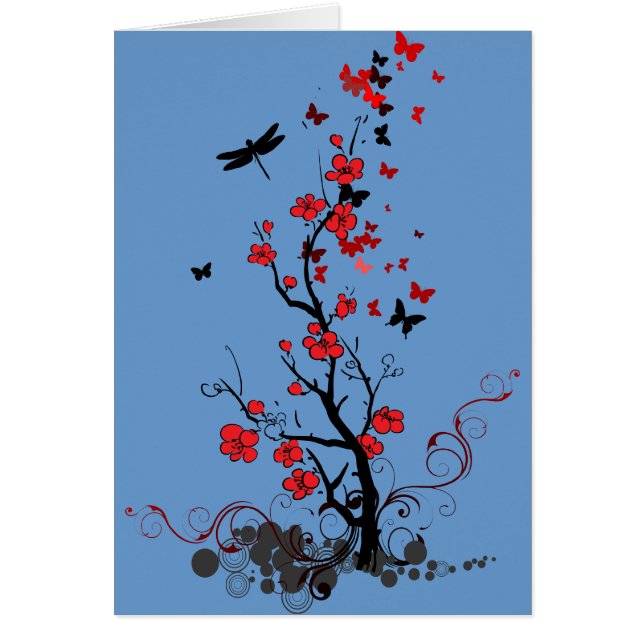 Fleurs noires et rouges (Devant)