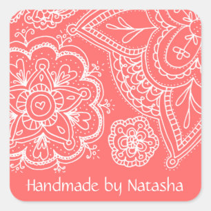 Fleurs & Paisley Patter, ID Stickers