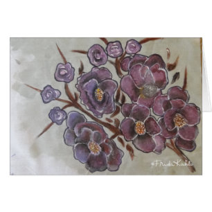 Fleurs peintes Frida Kahlo