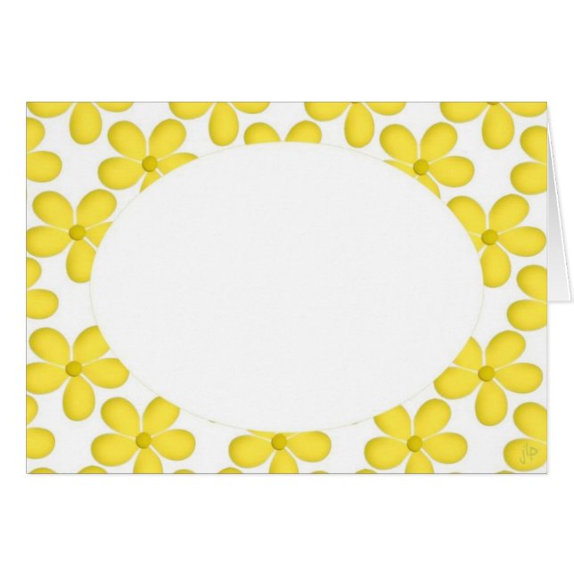 Fleurs peintes Jaunes (Devant horizontal)