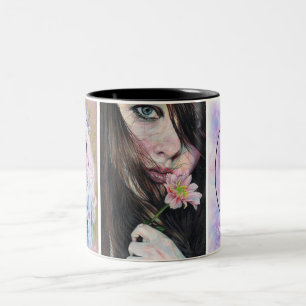 Fleurs petites tasses de café