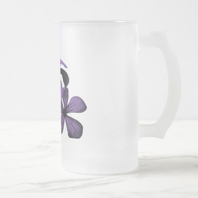 Fleurs pourpres de la Mug congelée (Droit)