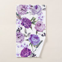 Fleurs pourpres lilas violettes Girly élégantes