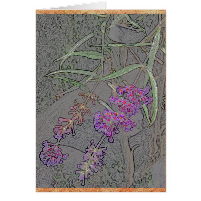 Fleurs pourpres sensibles (Devant)