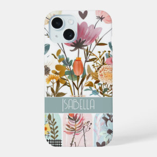 Fleurs printanières dans un design de pot Mason av