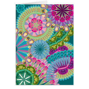 fleurs psychadelic de plume