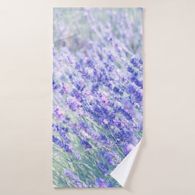 FLEURS PURPLE PETALED (Serviette de bain)