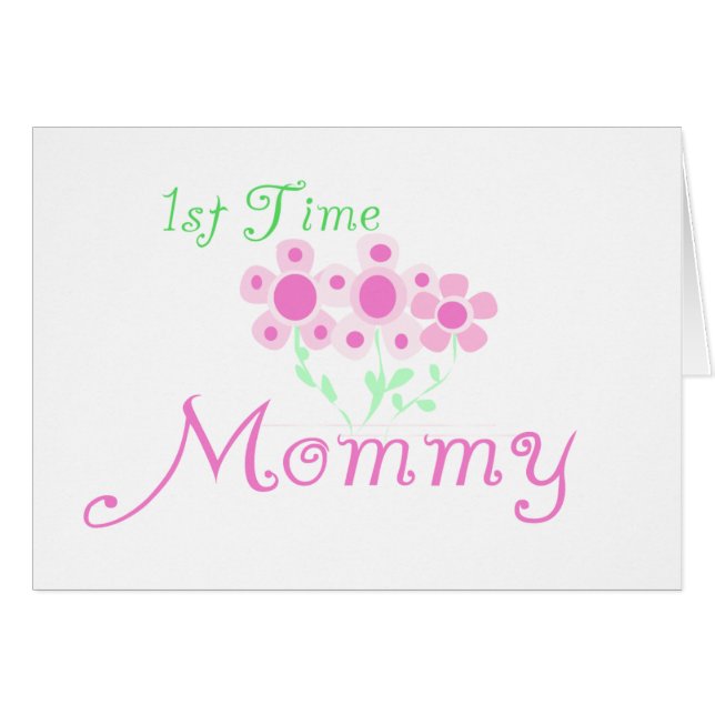 Fleurs roses 1er Fleurs Mommy tshirts et cadeaux (Devant horizontal)