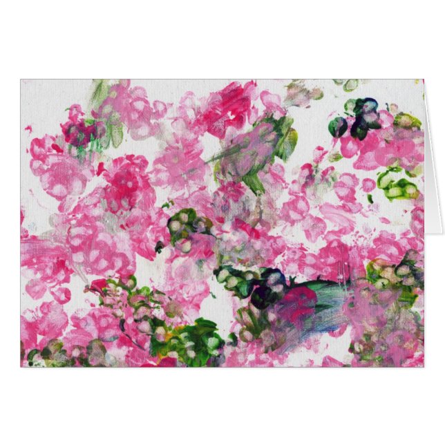 Fleurs roses de patte (Devant horizontal)