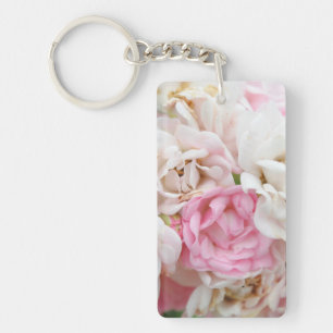Fleurs roses et blanches