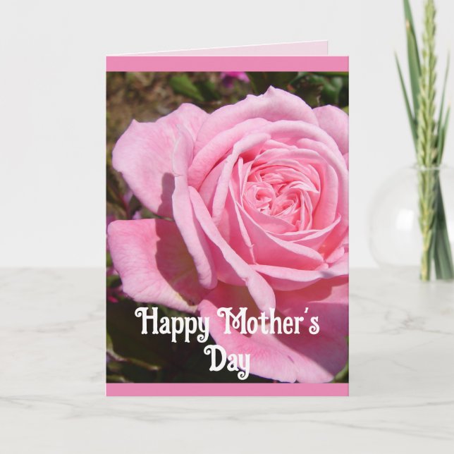 Fleurs roses Floral Rose Roses Carte de jour des m (Devant)