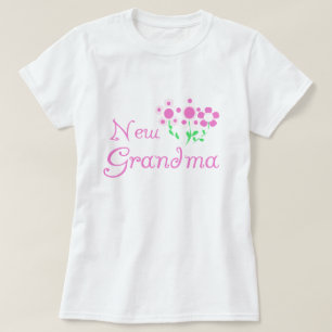 Fleurs roses Nouveaux T-shirts et cadeaux grand-mè