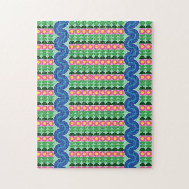 Fleurs roses - Puzzle (Vertical)