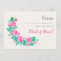Fleurs Roses Rose Vert Jardin Cartes de femme de c