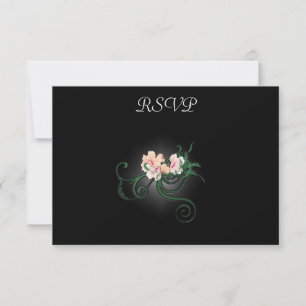 Fleurs roses RSVP