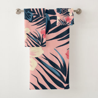 Fleurs roses tropicales